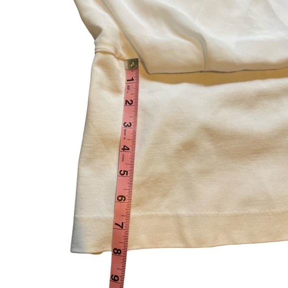 Cabi White Indulge Blouse Size Medium - Picture 7 of 9